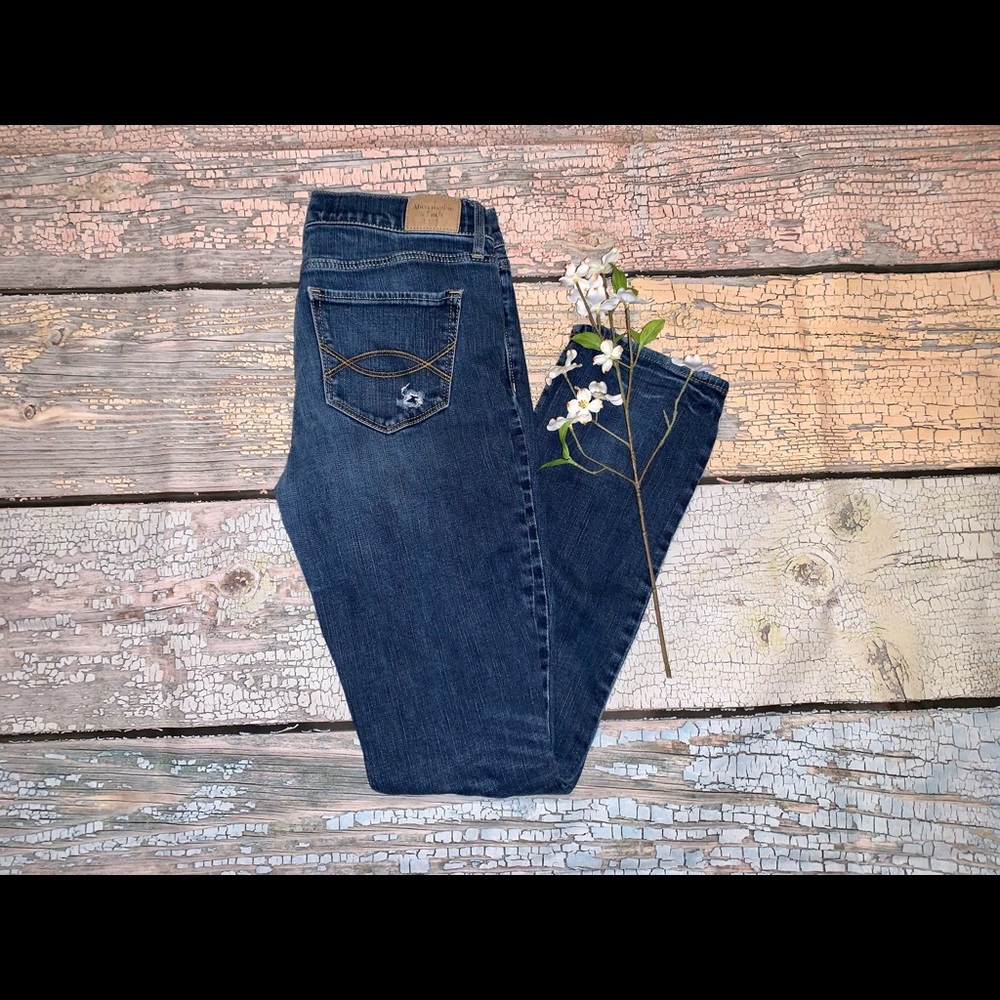 AF Dark Wash Distressed Erin Jean